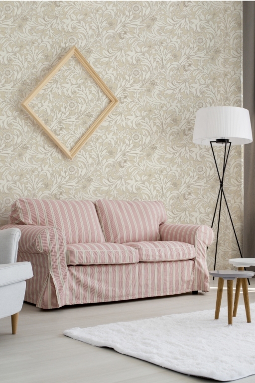 Обои Aura Old English Archives M1176 фото в интерьере